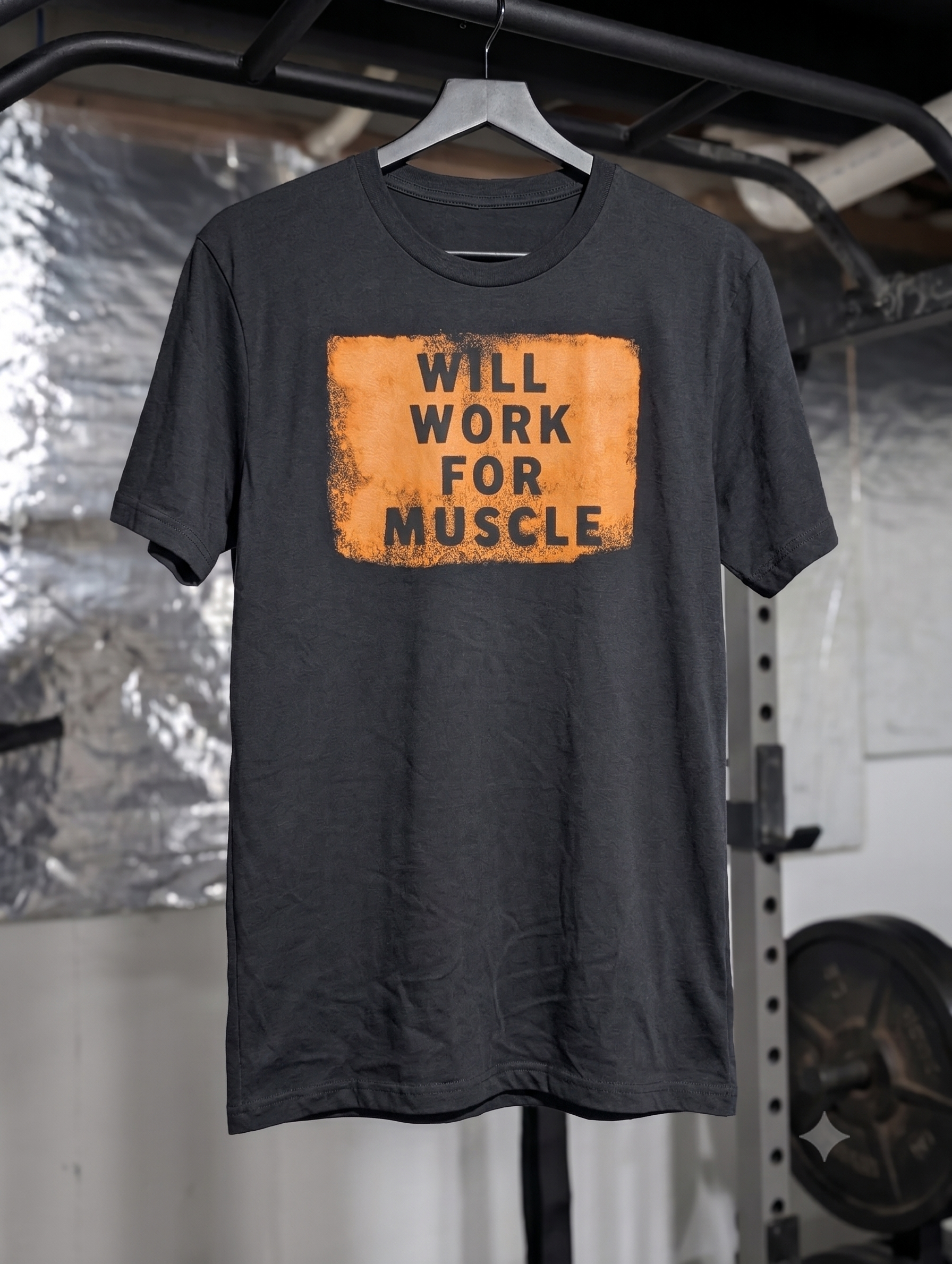 Will Work For Muscle Tshirt - Image 1